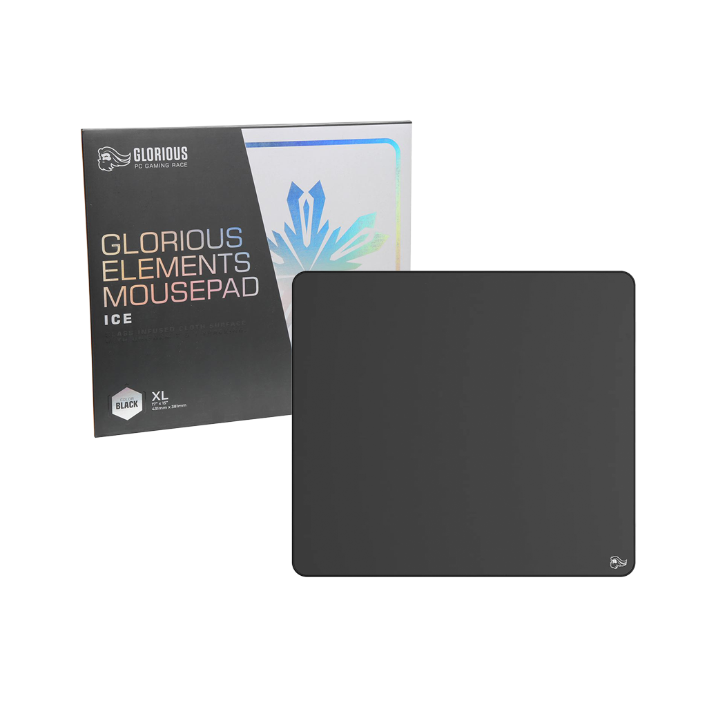 MOUSEPAD GAMER GLORIOUS ICE XL BLACK 431MM X 381MM X 4MM