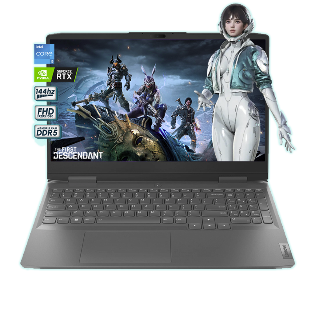 NOTEBOOK 15,6" LENOVO LOQ I5-12450H/512GB/8GB/RTX 3050 6GB (82XV0012US)