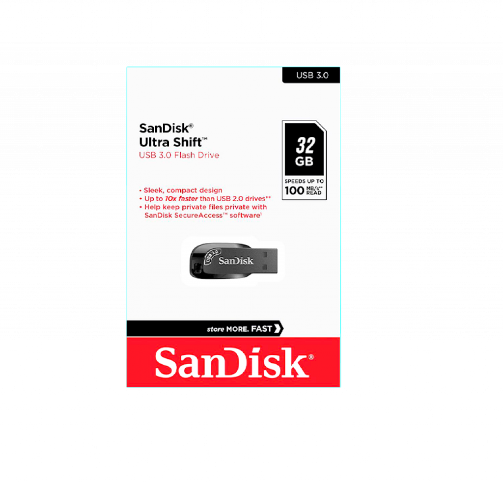 PENDRIVE 32GB USB3.0 SANDISK Z410 ULTRA SHIFT