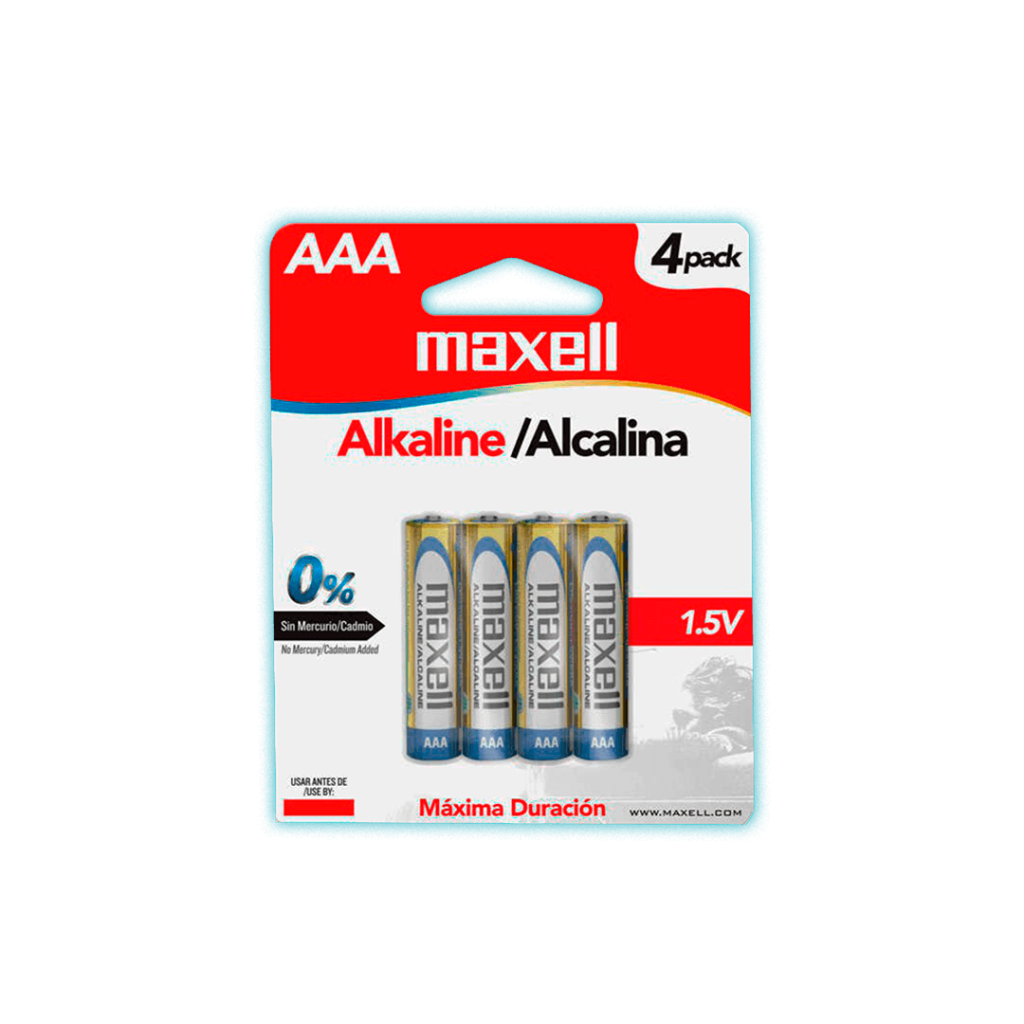 BATERIA ALCALINA MAXELL AAA – Distribuidora La Cruz