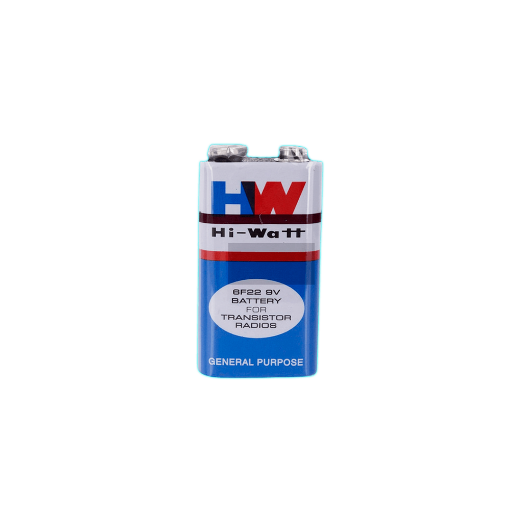 PILA RECTANGULAR HW HI-WATT 6F22M 9V