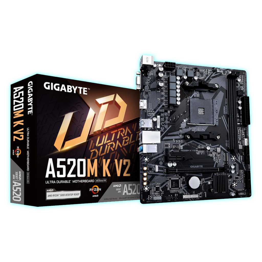 PLACA MADRE GIGABYTE A520M K V2 DDR4 (AM4)