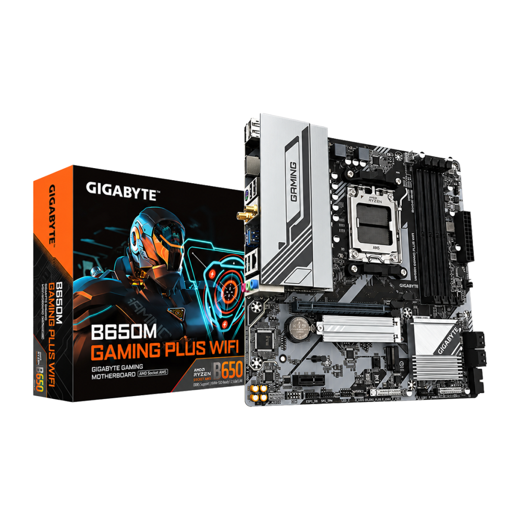 PLACA MADRE GIGABYTE B650M GAMING PLUS WIFI DDR5 (AM5)