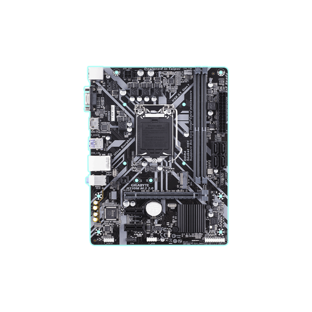 PLACA MADRE GIGABYTE H310M M.2 2.0 (1151) 8VA/9NA OEM