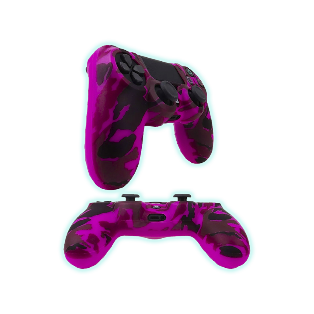 PROTECTOR DE SILICONA PARA MANDO PS4 ROSA