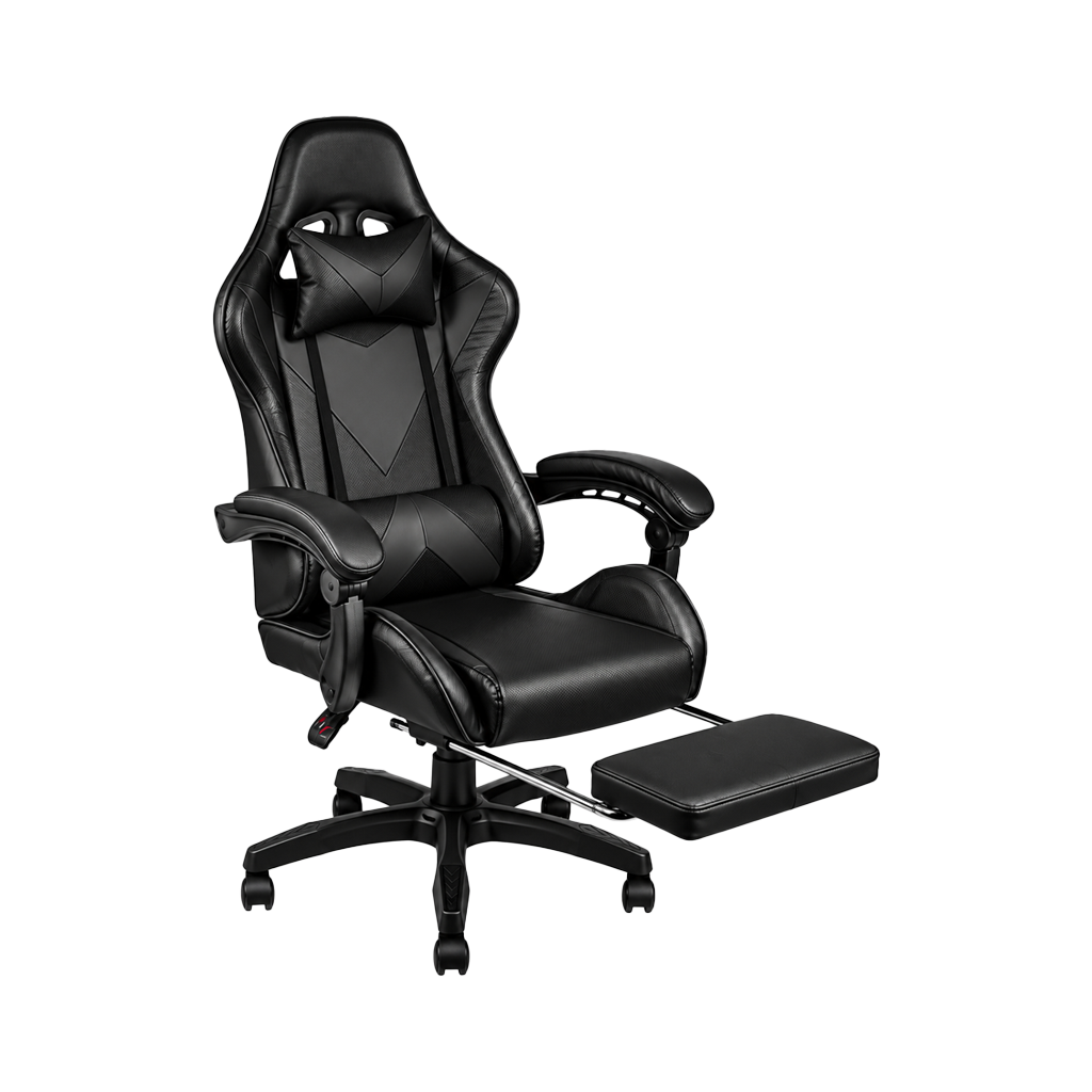 SILLA GAMER XTREME LEVEL CON POSAPIES/BLACK/NG