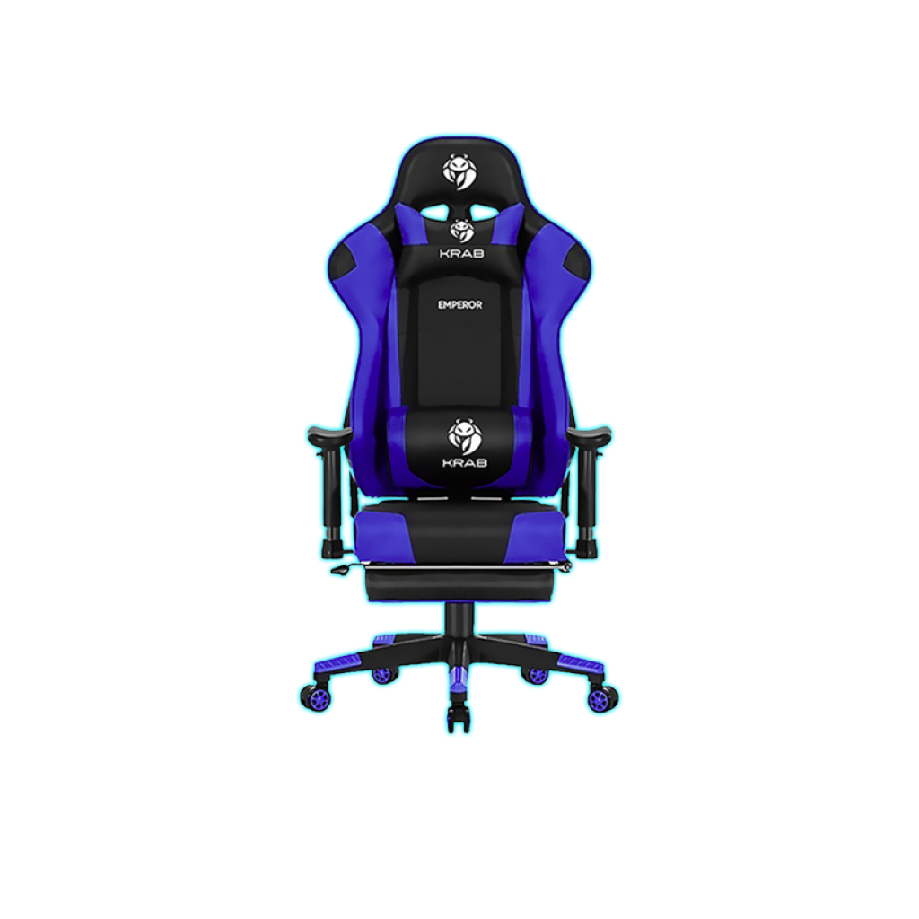 SILLA GAMING KRAB EMPEROR KBGC20 (NEGRO/AZUL)