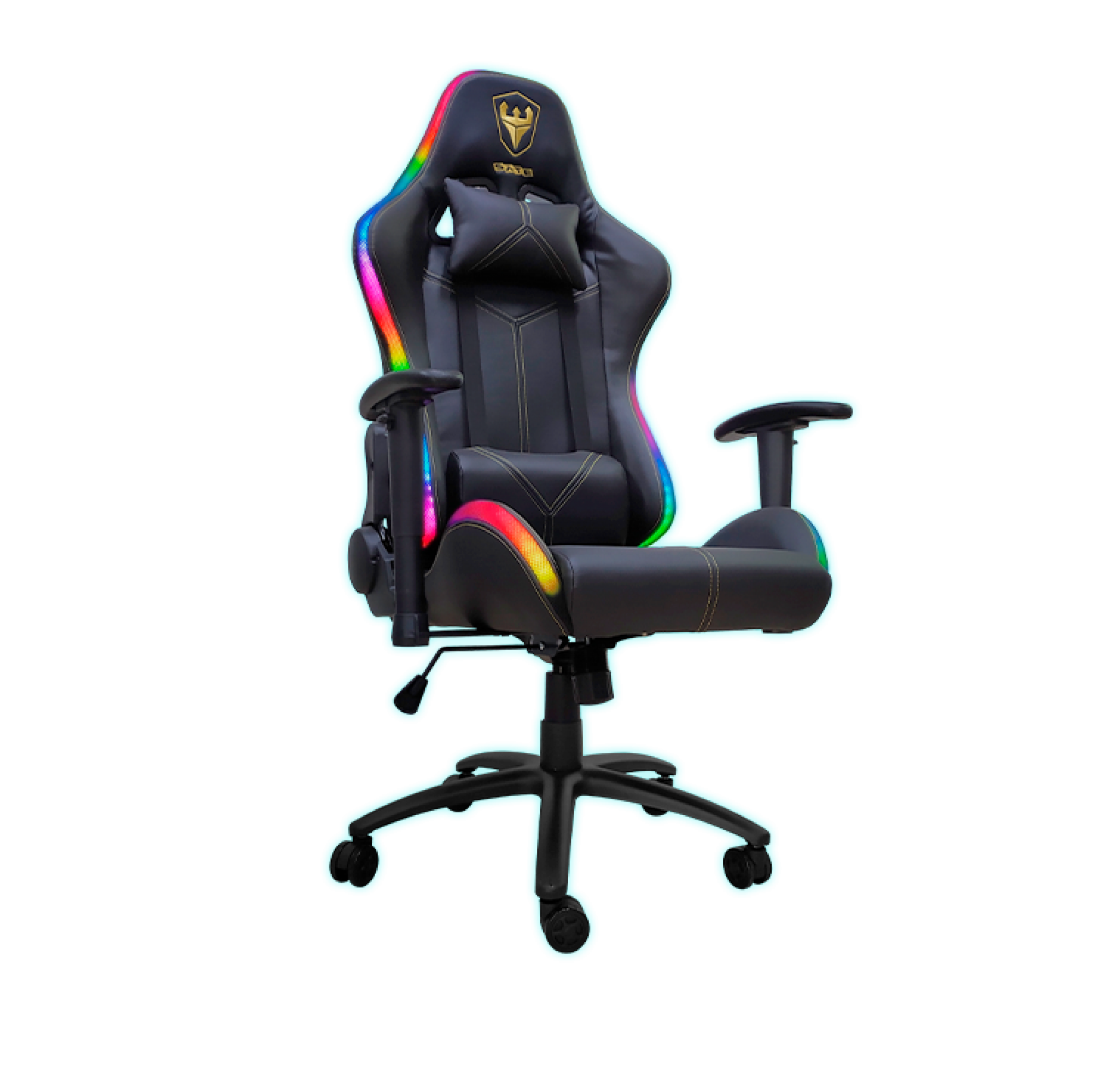 SILLA GAMING SATE A-GC8710 RGB (NEGRO)