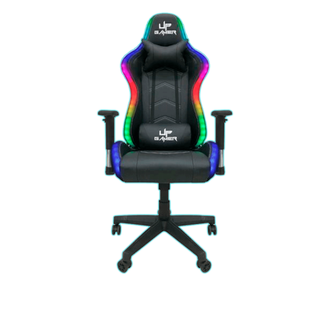 SILLA GAMING UP GAMER UP1001 RGB CONTROL NEGRO