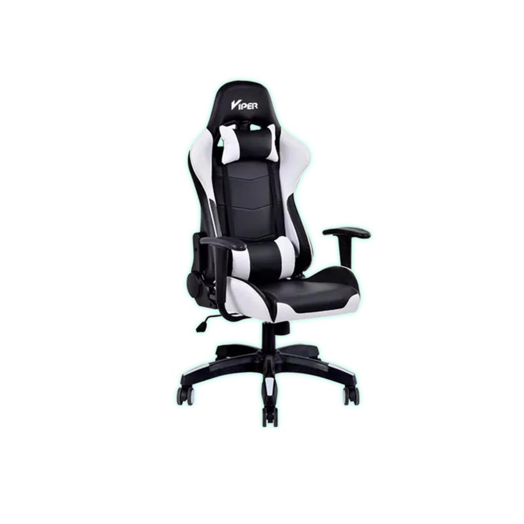 SILLA GAMING VIPER BLANCO RECLINABLE