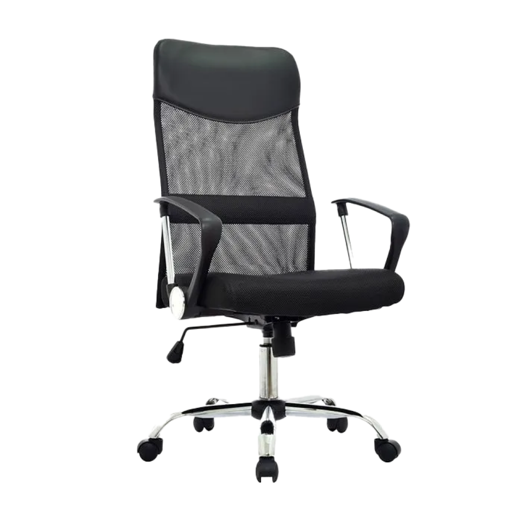 SILLA PARA OFICINA GIRATORIA LEVEL MESH SA-4006 NEGRA