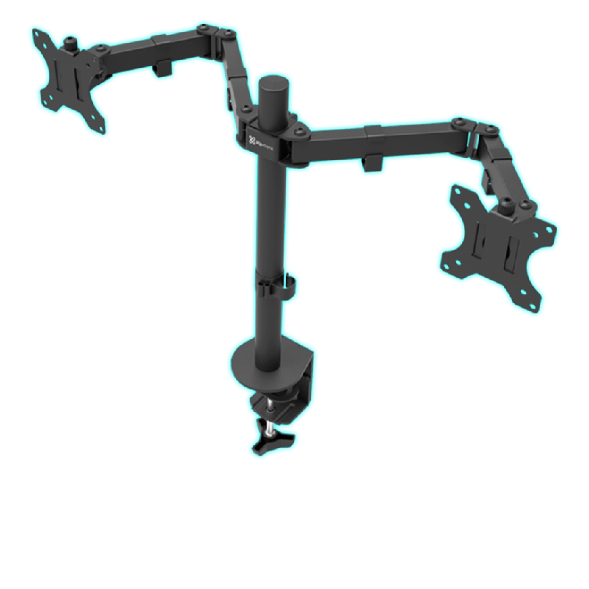 SOPORTE PARA 2 MONITORES KLIP KPM-310