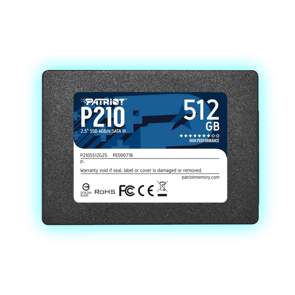 SSD 512GB 2.5" PATRIOT P210 SATA 3