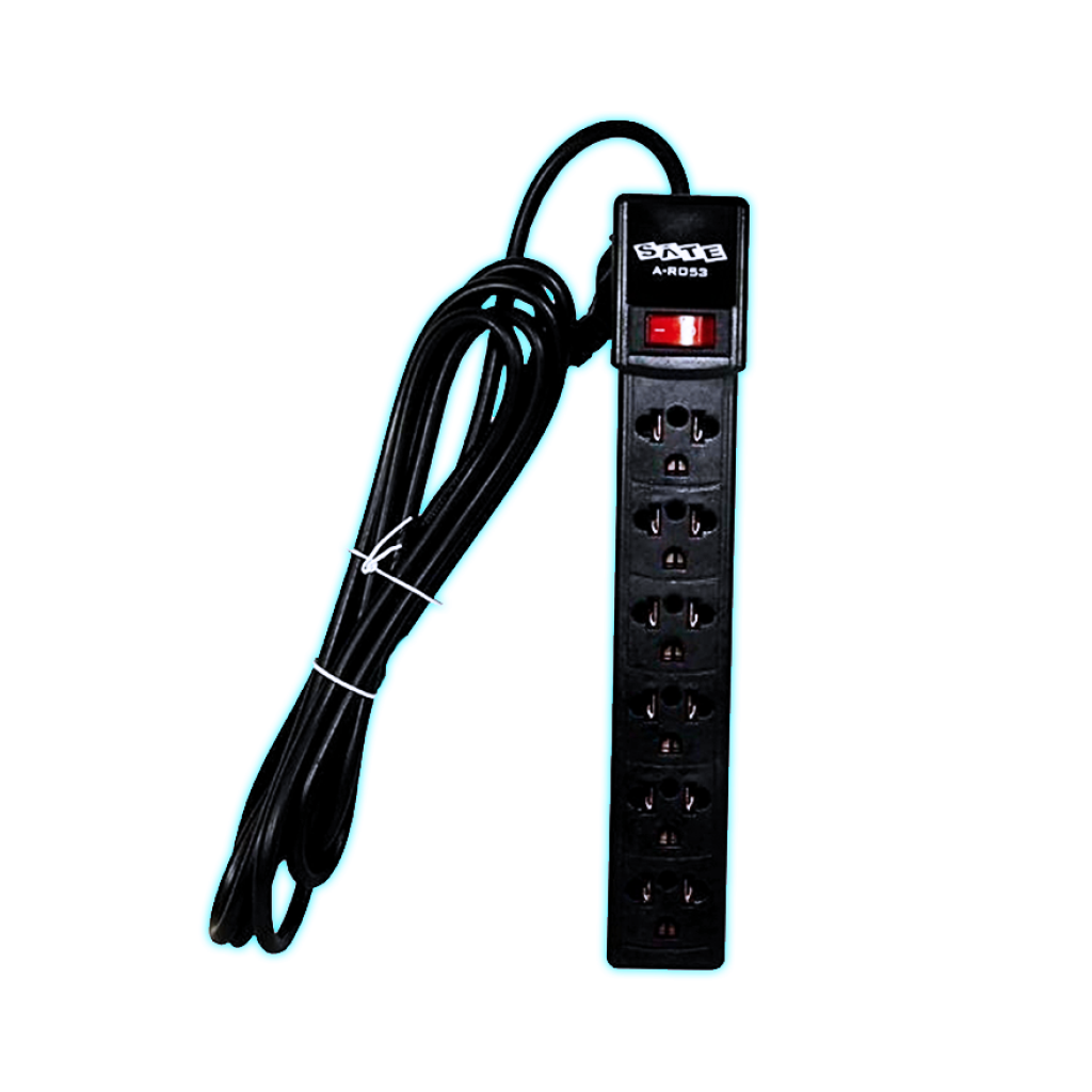 SUPRESOR DE PICO SATE A-R0532 (6 TOMAS) 3MTS (ZAPATILLA)