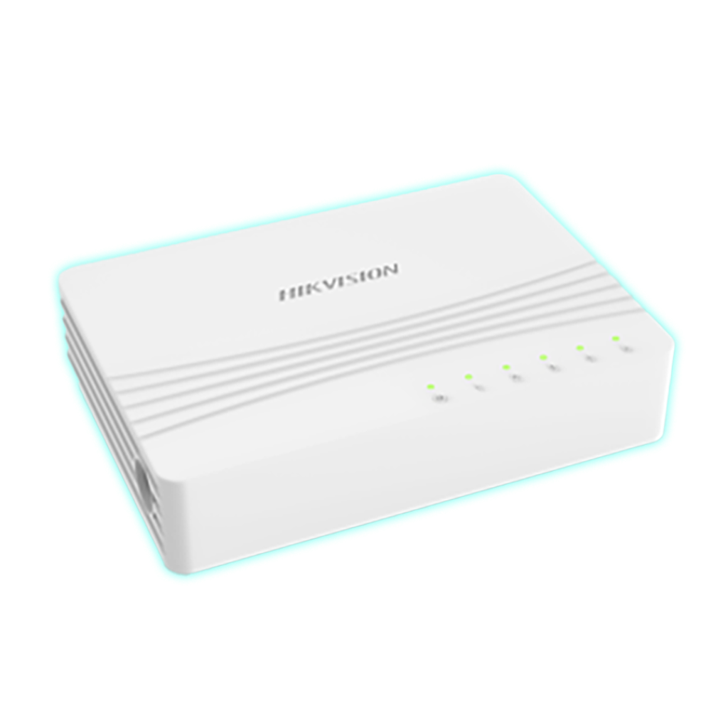 SWITCH 5P HIKVISION 100/1000 MBPS/DS-3E0505D-O/WHITE