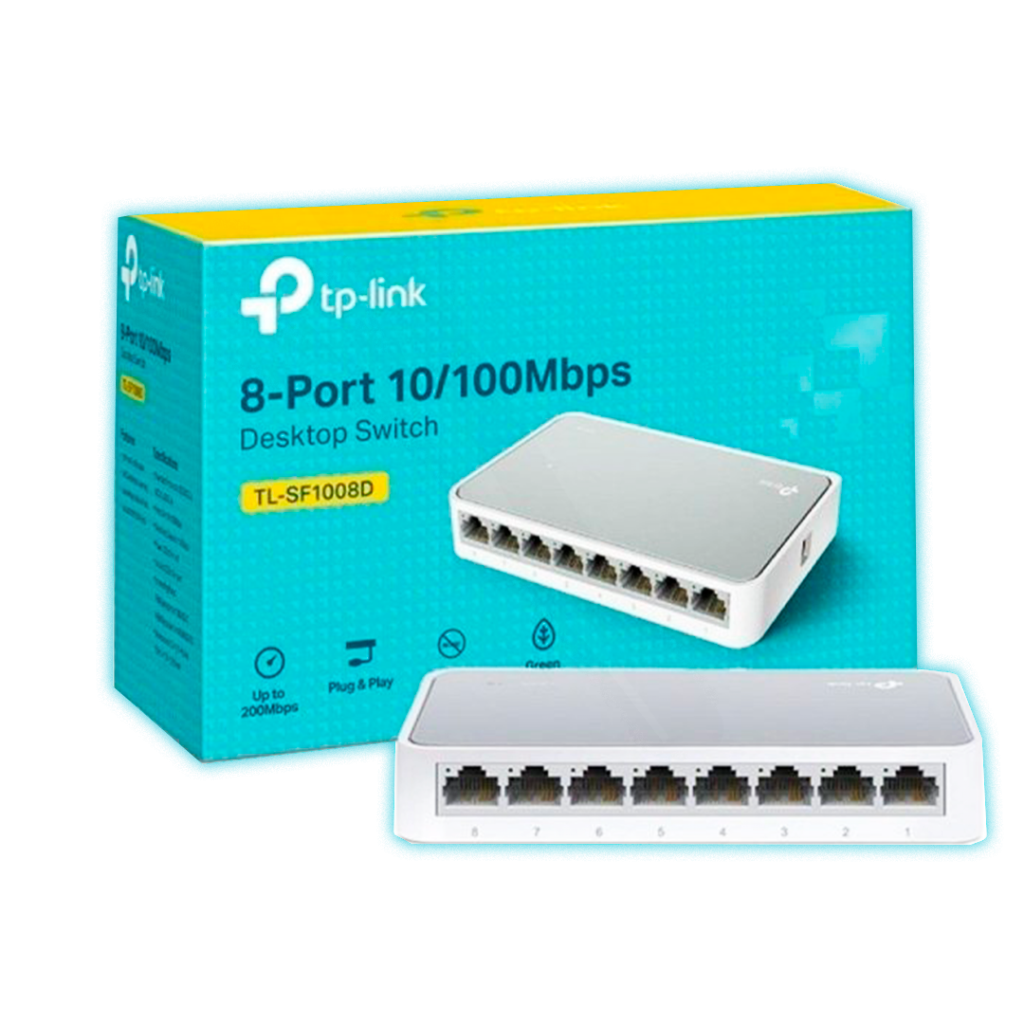 SWITCH 8 PUERTOS TP-LINK TL-SF1008D 10/100MBPS