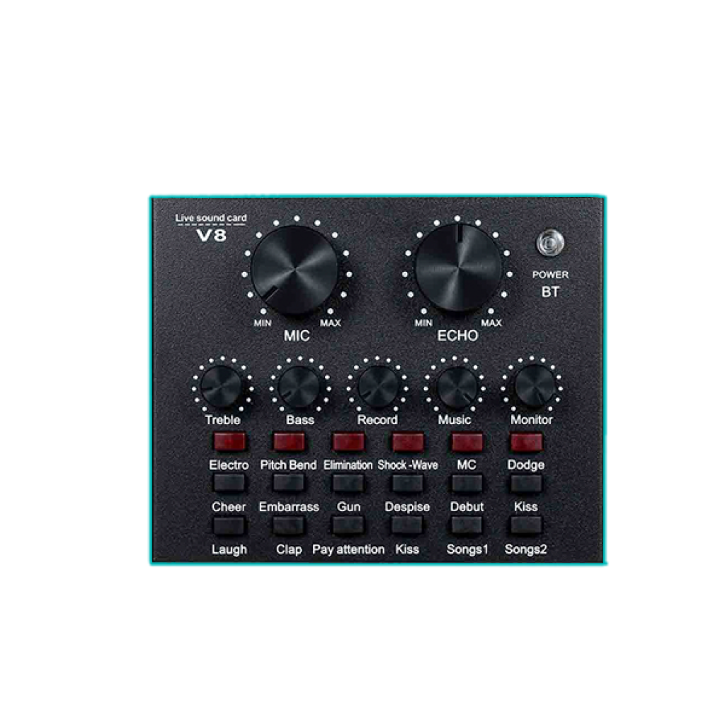 TARJETA DE SONIDO USB PARA STREAMER V8