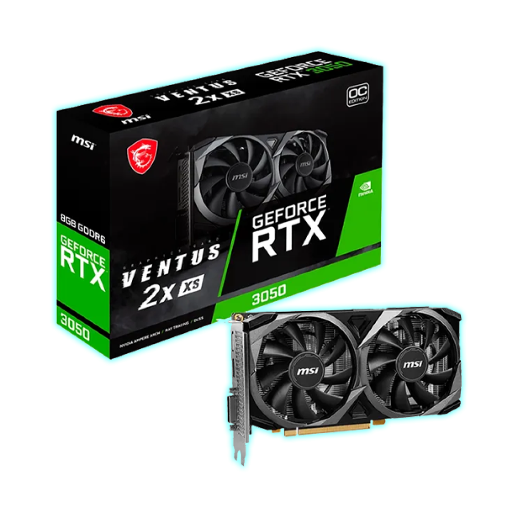 TARJETA GRAFICA 8GB RTX3050 MSI VENTUS 2X XS