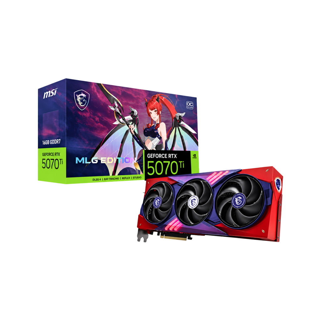 TARJETA GRAFICA 16GB RTX5070TI MSI MLG EDITION OC