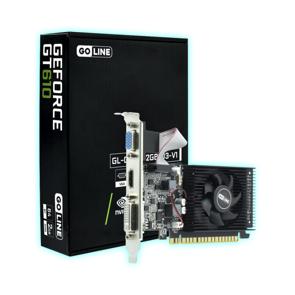 TARJETA GRAFICA 2GB GT610 810MHZ DDR3 GO LINE