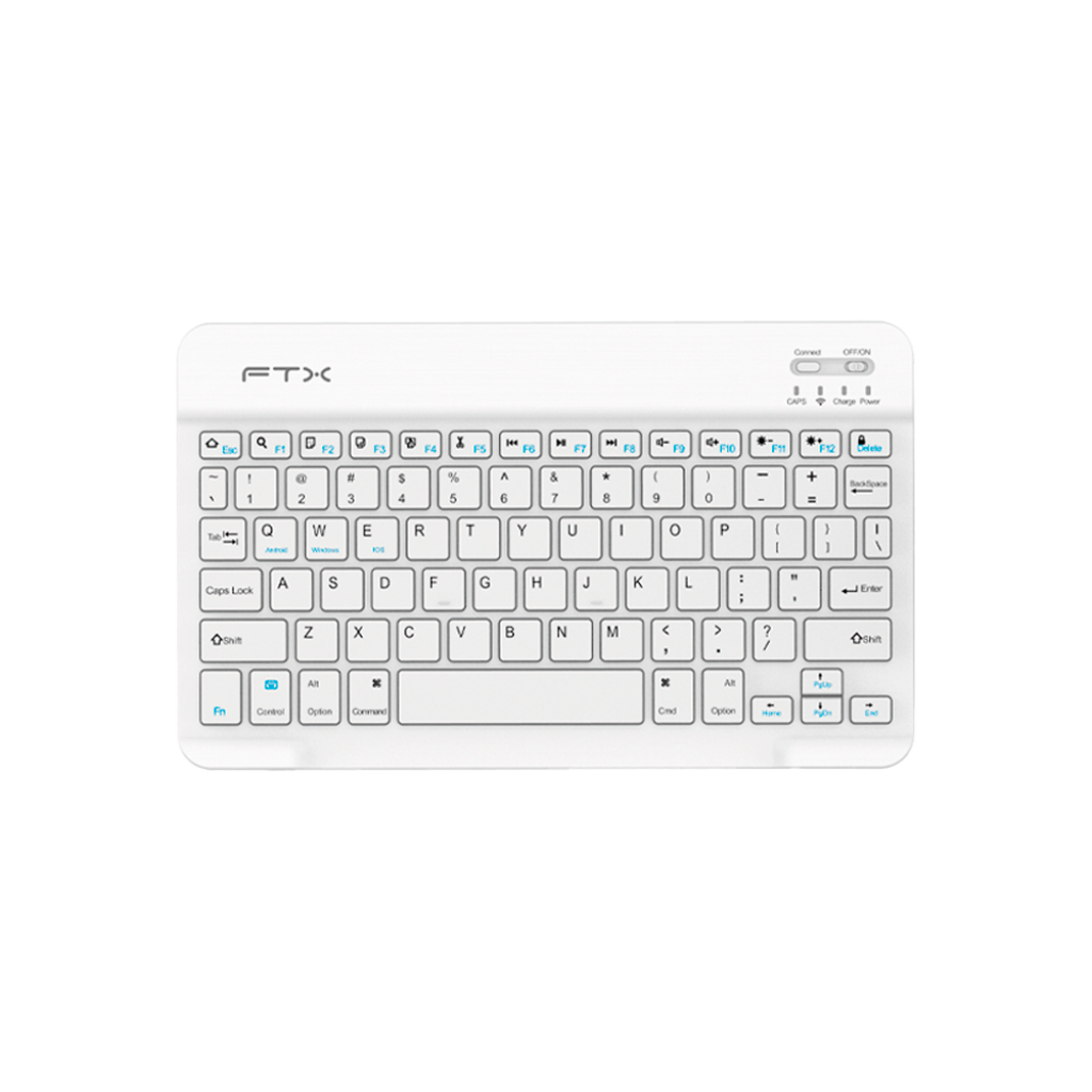 TECLADO FTXB09 BT/ESPAÑOL/USB-C/BLANCO