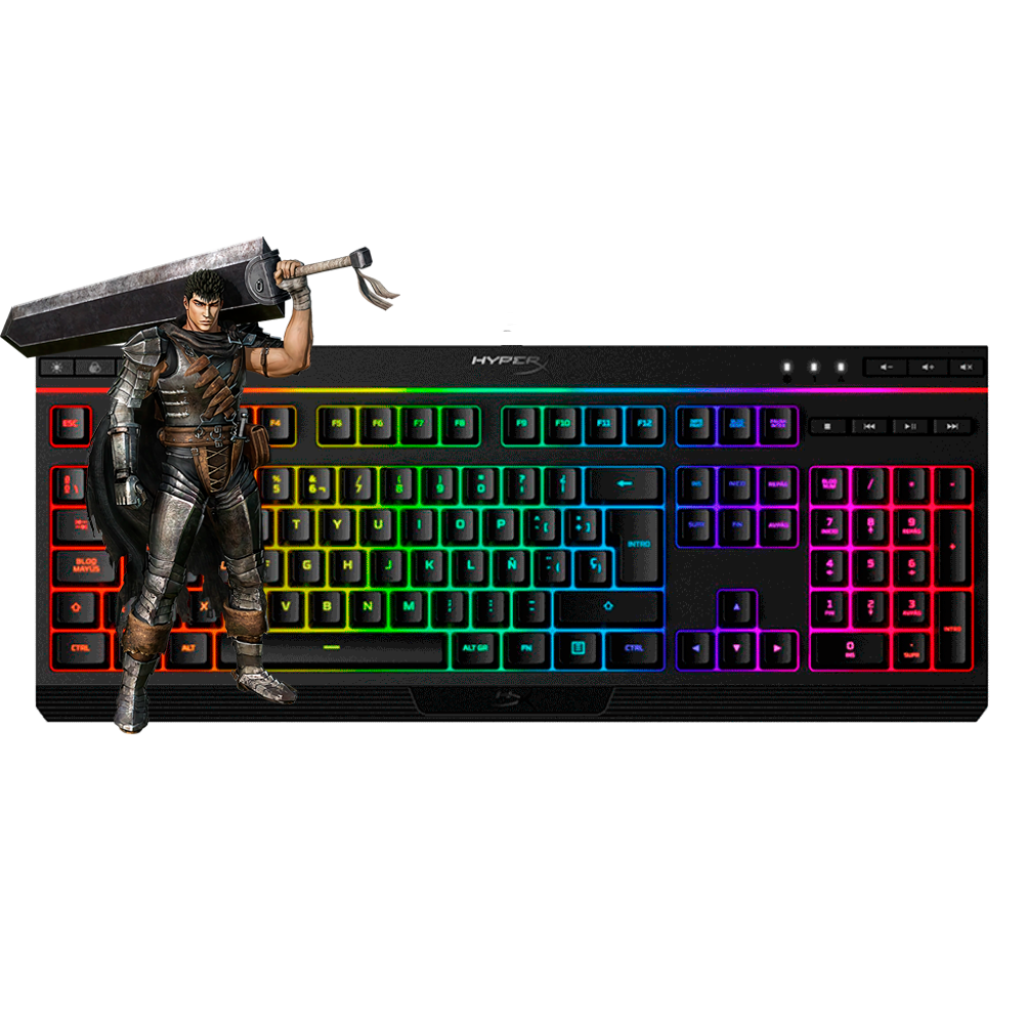 TECLADO GAMING HYPERX ALLOY CORE RGB/USB/NEGRO/ESPAÑOL/HX-KB5ME2-LA