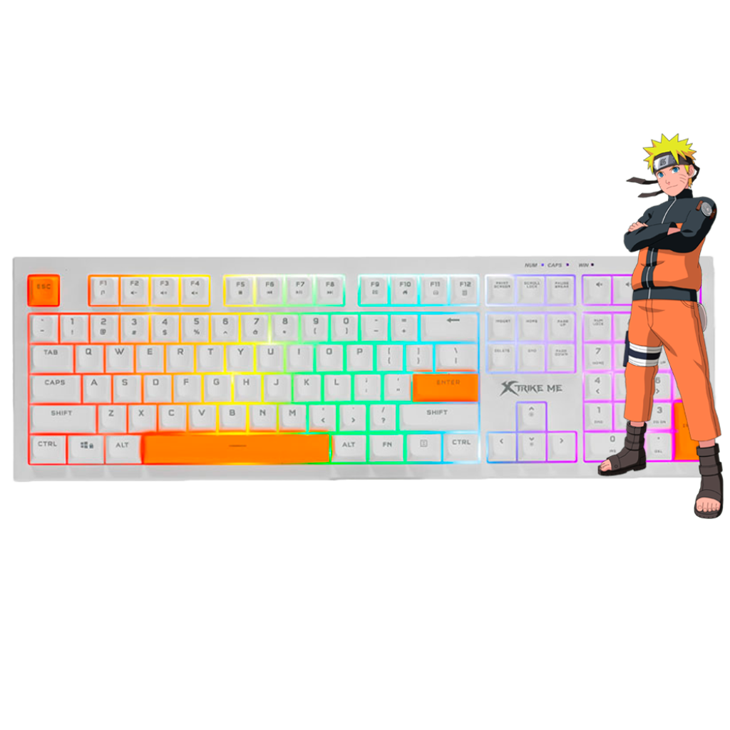 TECLADO GAMING XTRIKE ME KB-512 WH RETROILUMINADO/WHITE/KB-512 WH