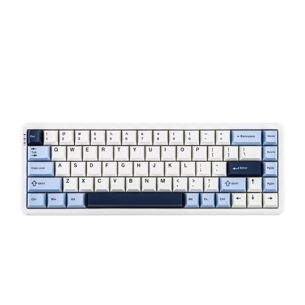 TECLADO MAGNETICO AJAZZ AK680 MAX RGB USB 65% INGLES/BLUE/WHITE/BLUE