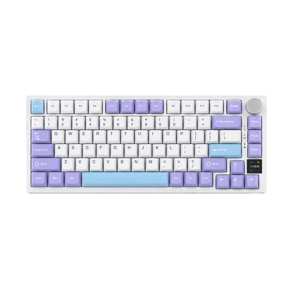 TECLADO MECANICO AJAZZ AK820 RGB USB 75% INGLES/BLUE/WHITE/PURPLE