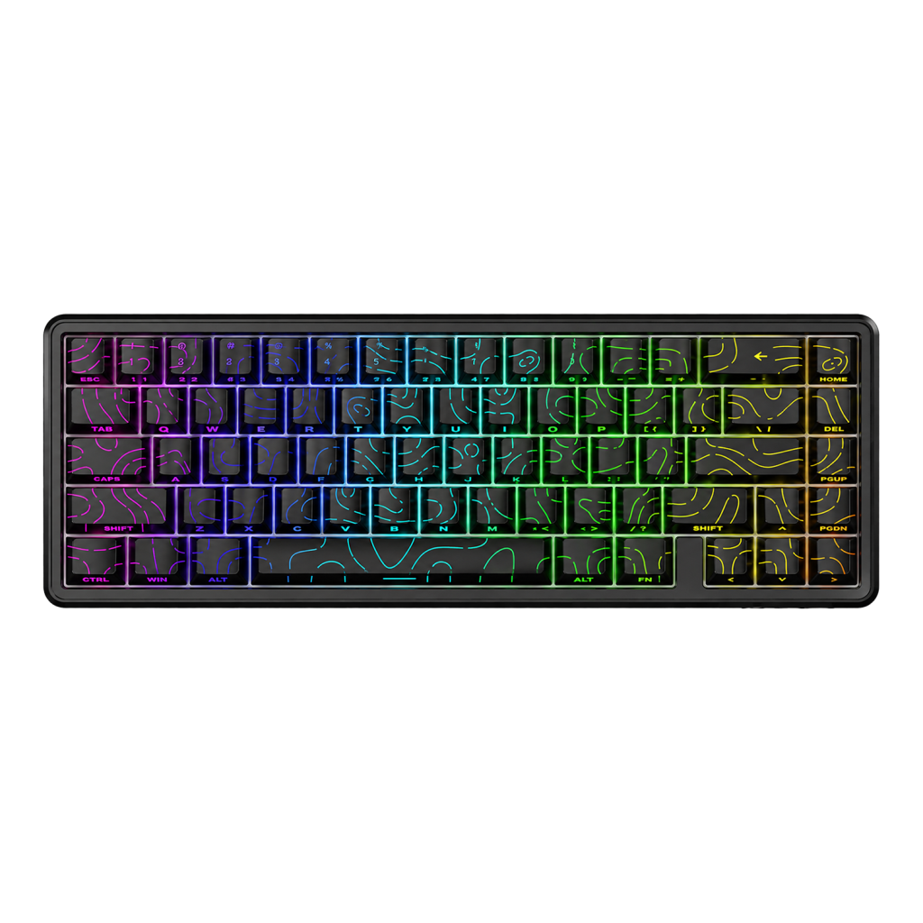 TECLADO MECANICO ATTACK SHARK X65 HE 8K RGB SW MAGNETICO LINEAL 65%/USB-C/BLACK