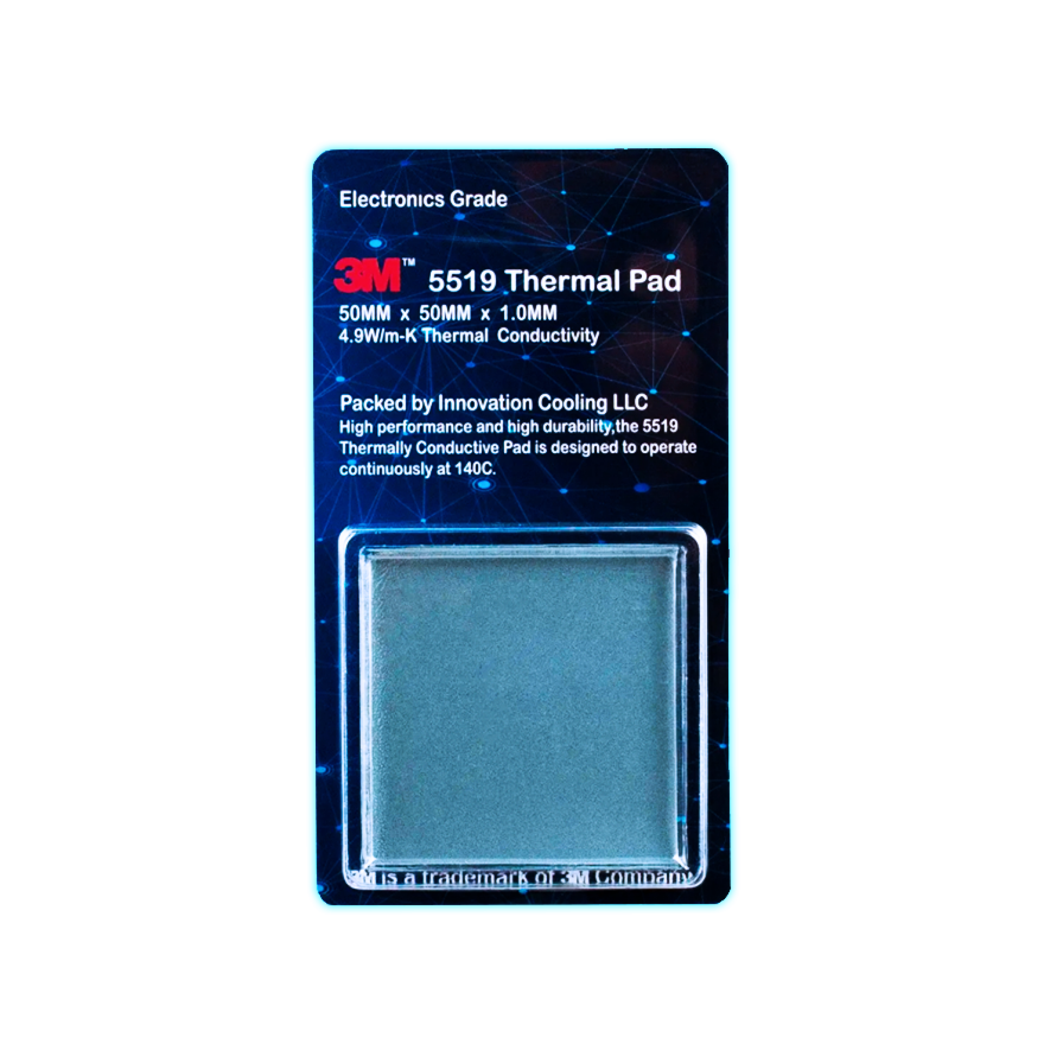 THERMAL PAD 3M 50 X 50 X 1.0MM (GRIS) PARA CP