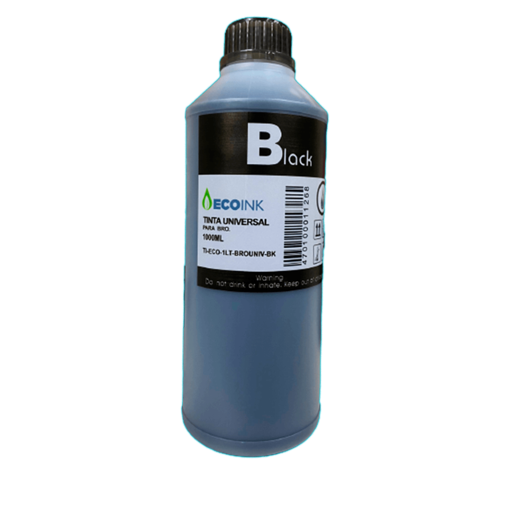 TINTA ECOINK PARA BROTHER NEGRO 1L UNIVERSAL