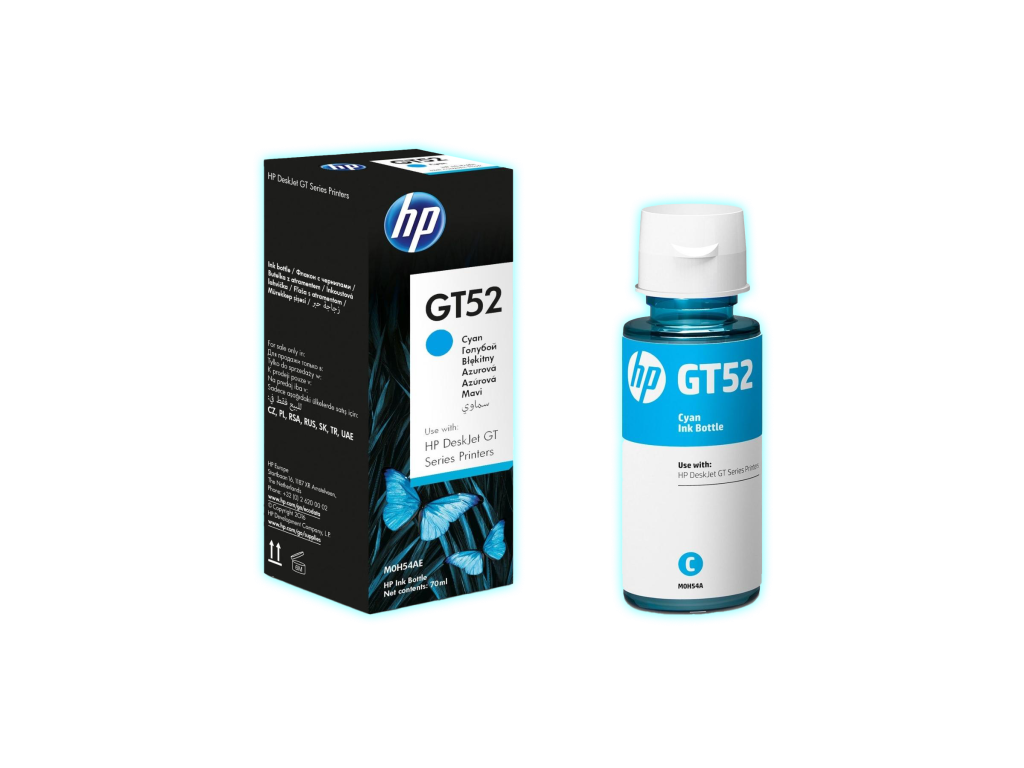 TINTA HP GT52 CIAN 90 ML/M0H54AL