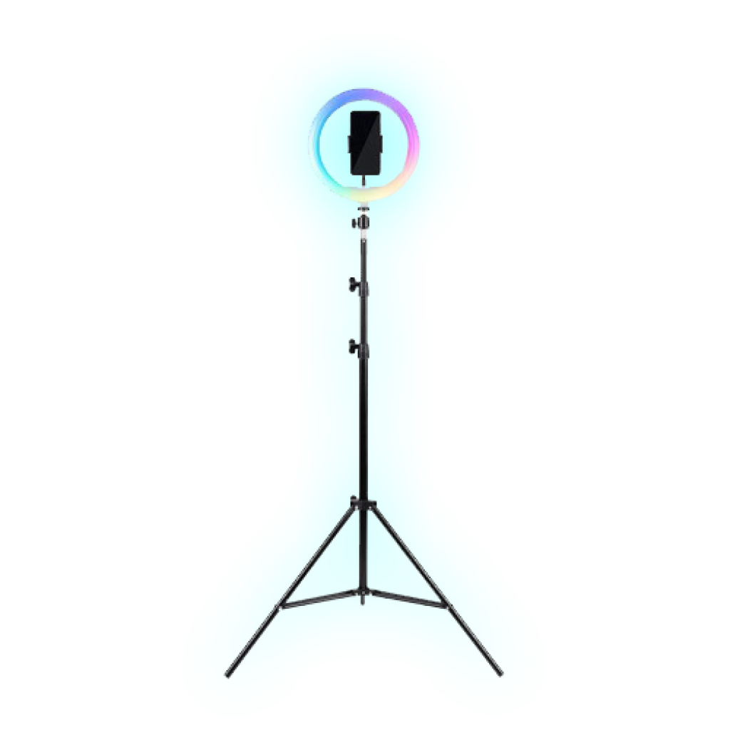 TRIPODE HAVIT ST7026 RECTRACTIL C/ ARO LED RGB