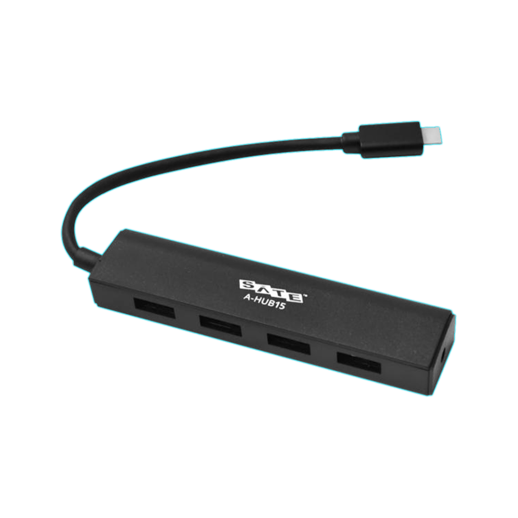 USB HUB 4-PUERTOS 3.0 USB TIPO C SATE A-HUB15