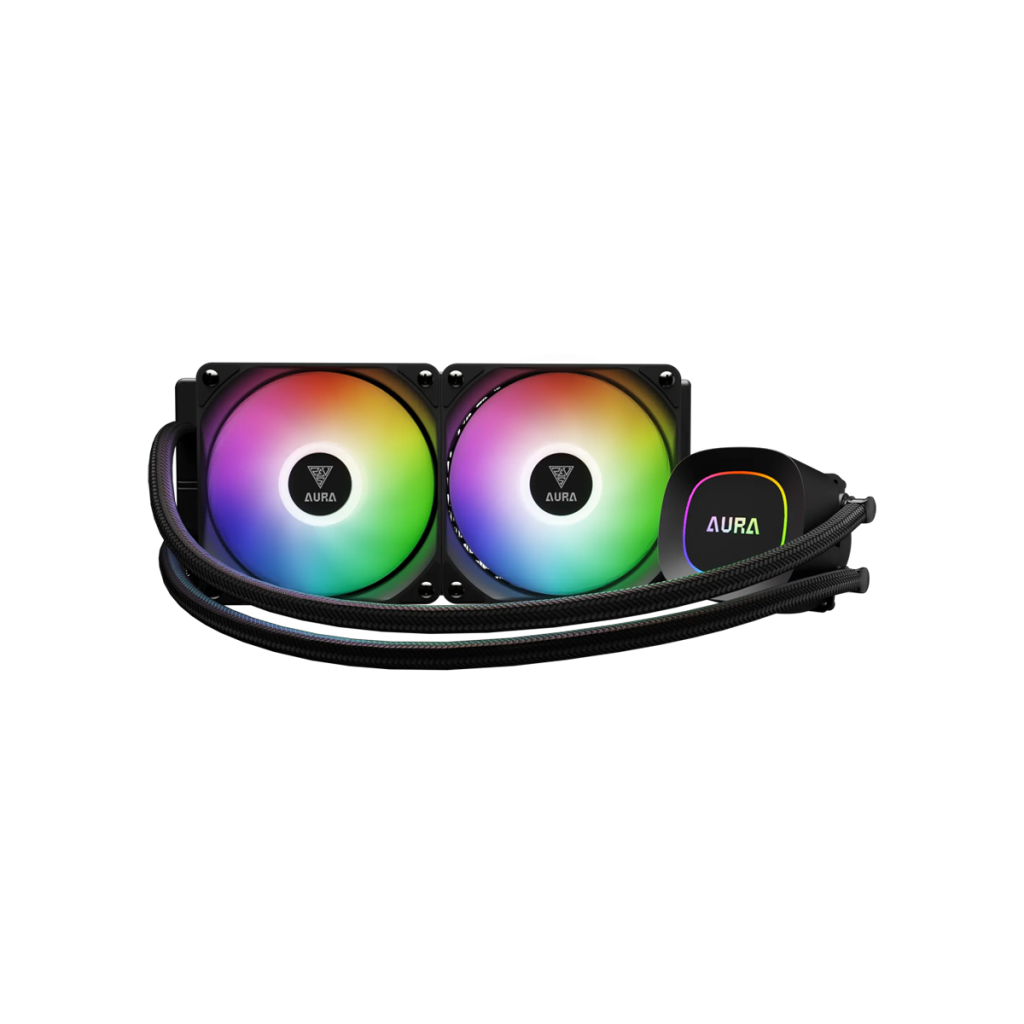 WATER COOLING GAMDIAS AURA GL240 LITE ARGB 240 MM BLACK