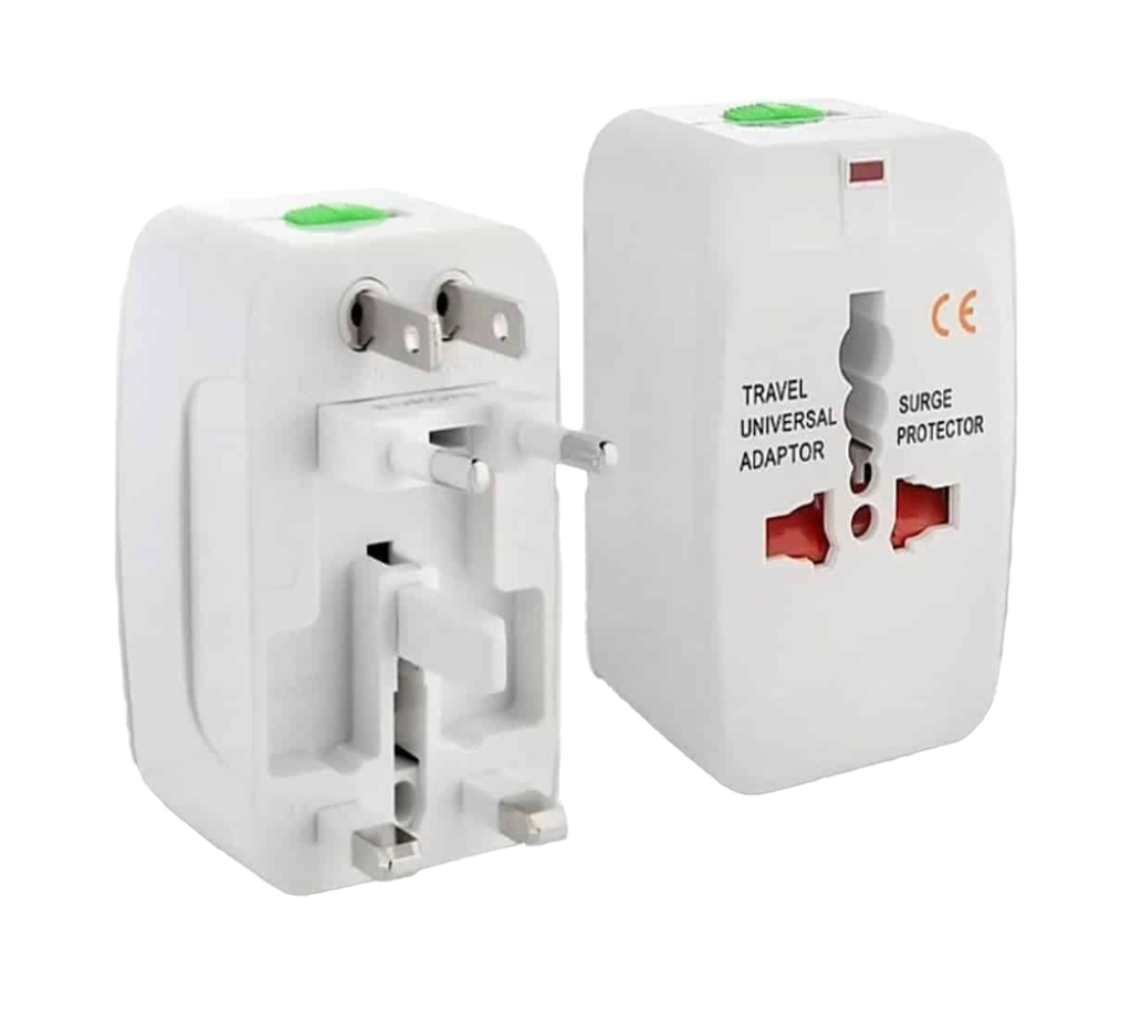 ADAPTADOR DE ENCHUFE UNIVERSAL/BLANCO