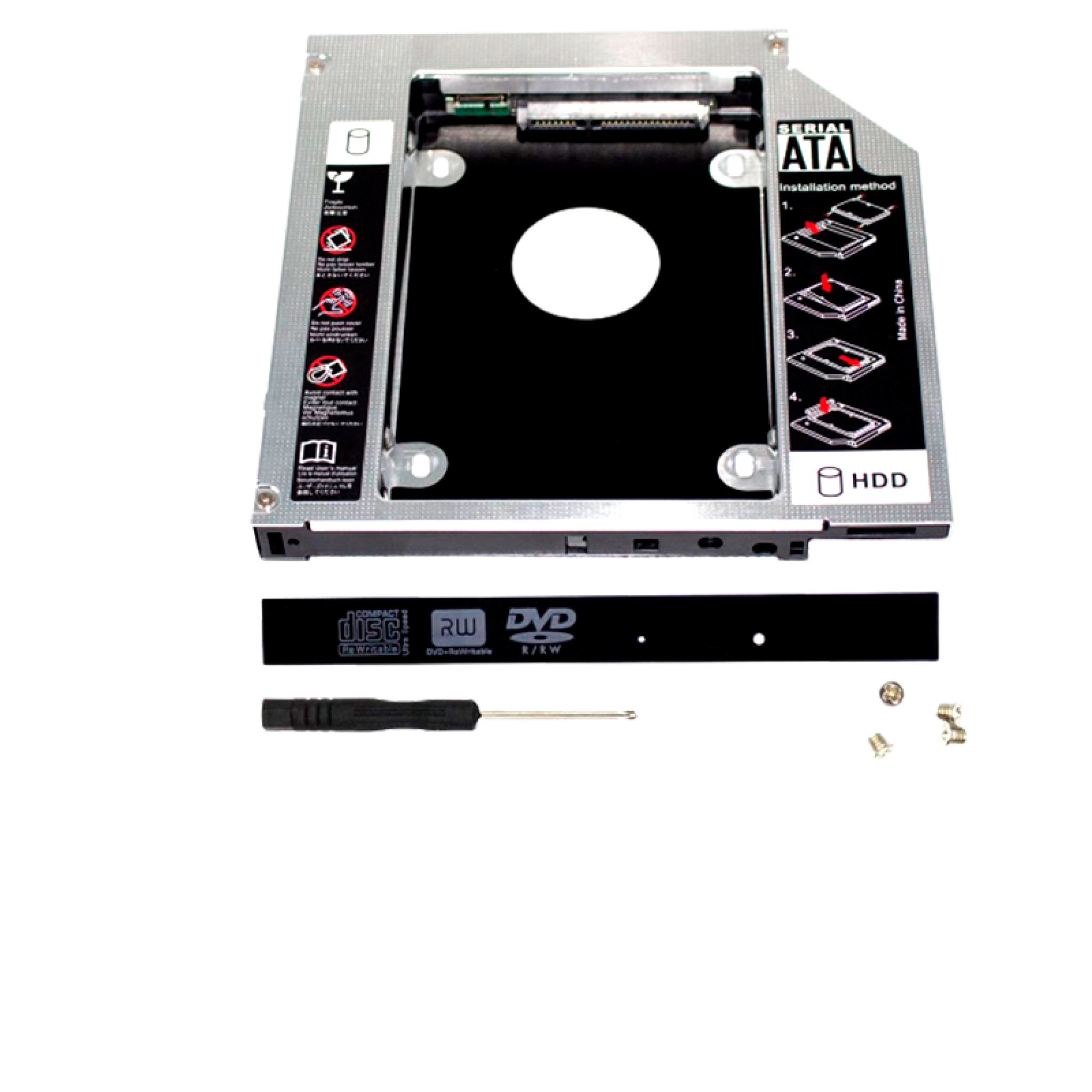 ADAPTADOR HDD 2.5 CADDY GRUESO 12,7MM