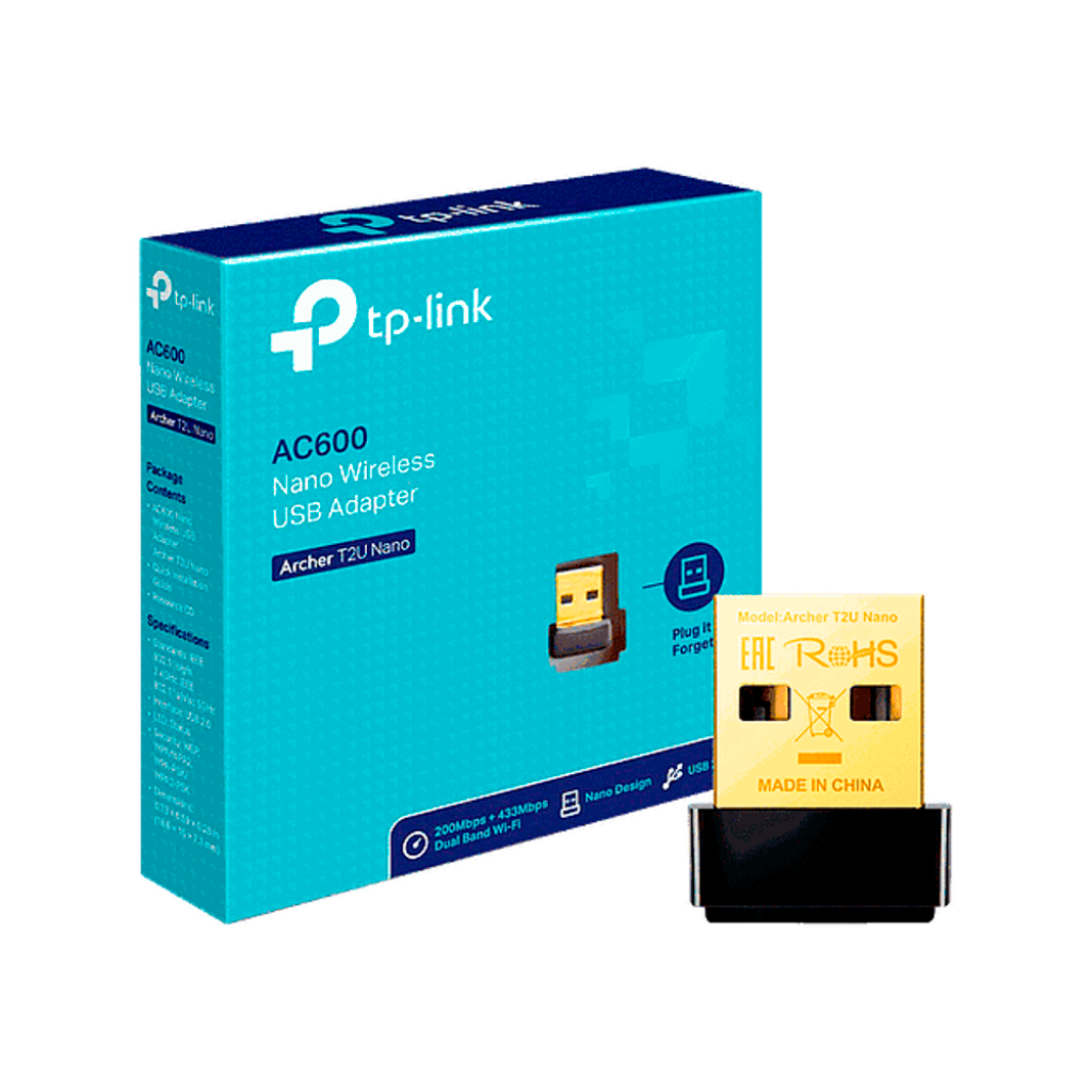 ADAPTADOR WIFI USB T2U NANO DUAL BAND TP-LINK
