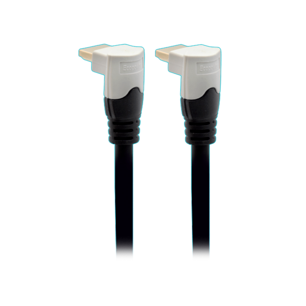 CABLE HDMI 2M ECOPOWER EP-6003 2.0 (CONECTOR L)