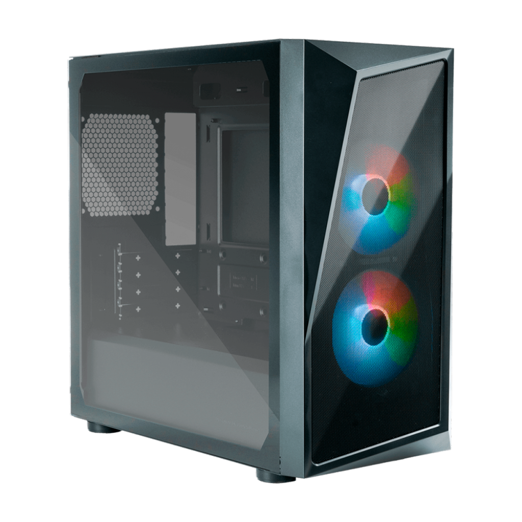 GABINETE COOLER MASTER CMP 320/ARGB/CON 2 FAN COOLER/BLACK/CP320-KGNN-S00