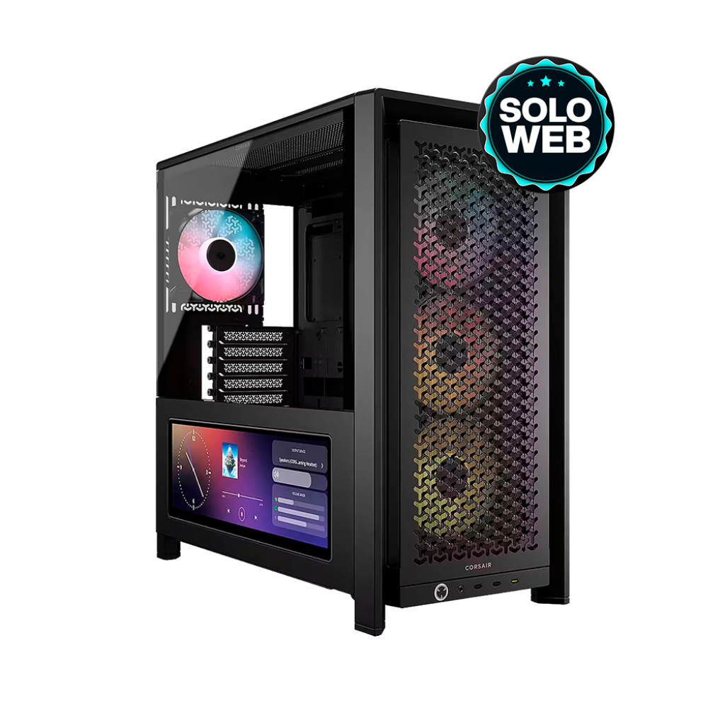 GABINETE GAMER CORSAIR FRAME 4000D MID TOWER / 4 COOLER / ARGB