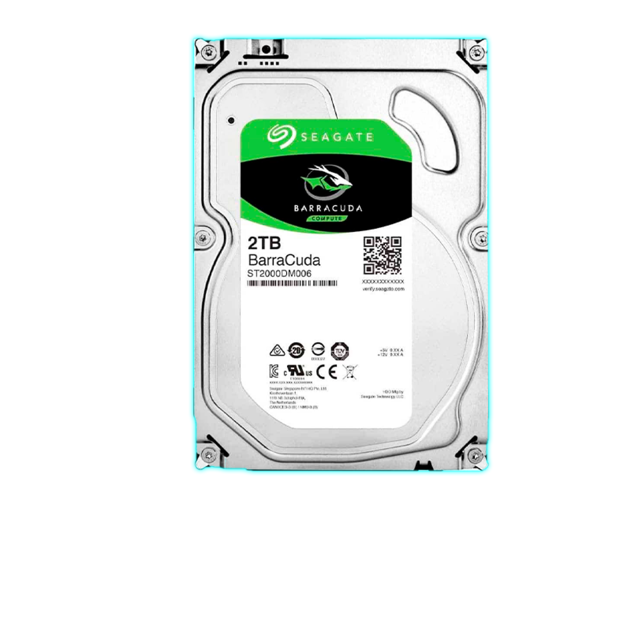 HDD (PC) 2TB SEAGATE BARRACUDA 7200RPM