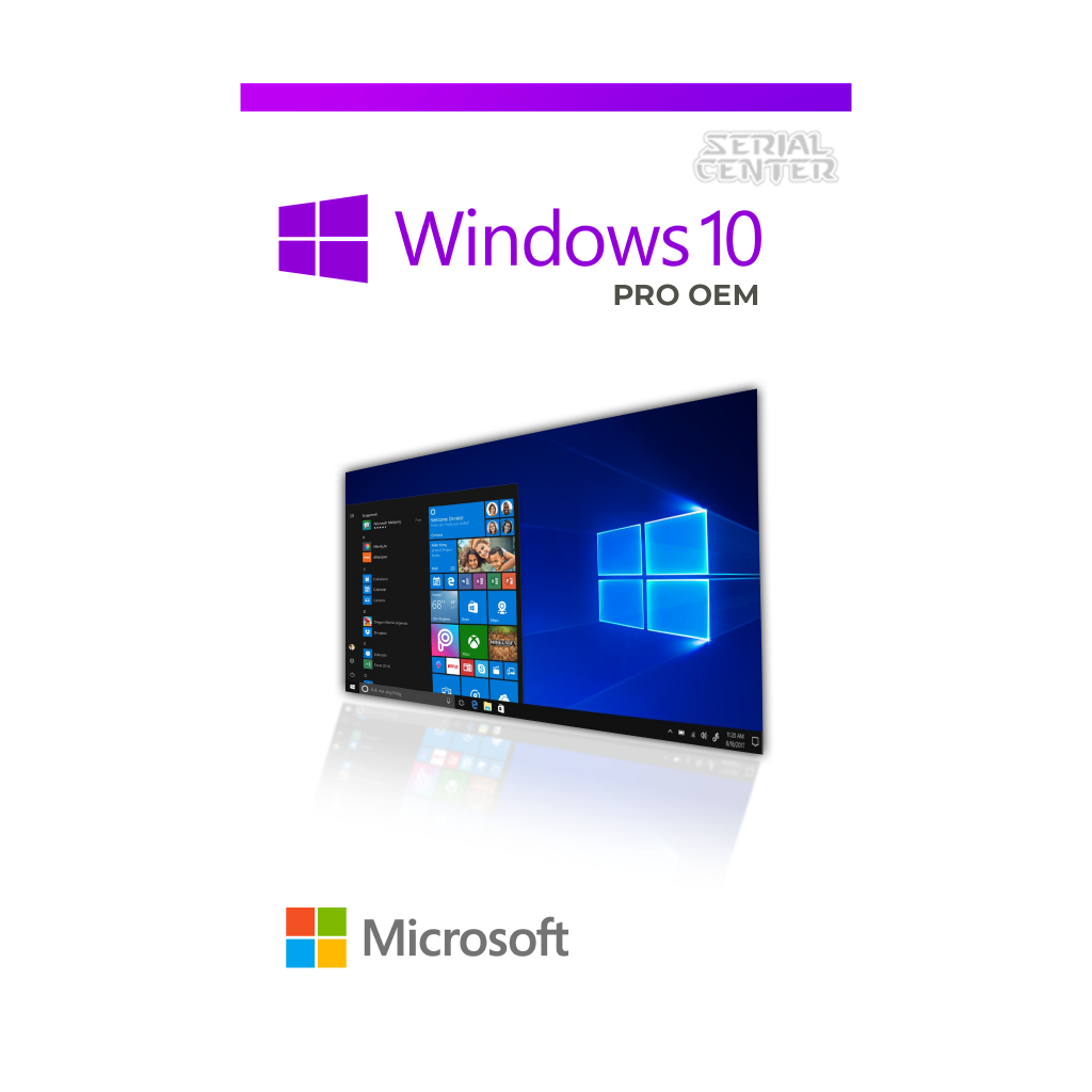 LICENCIA ORIGINAL WINDOWS 10 PRO OEM (DIGITAL) Serial Center