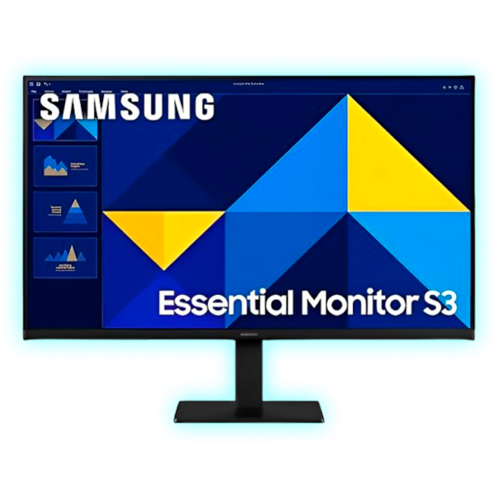 MONITOR 27" SAMSUNG ESSENTIAL S3 FDH/100HZ/5MS/HDMI/VGA/BLACK/S27D300GAN