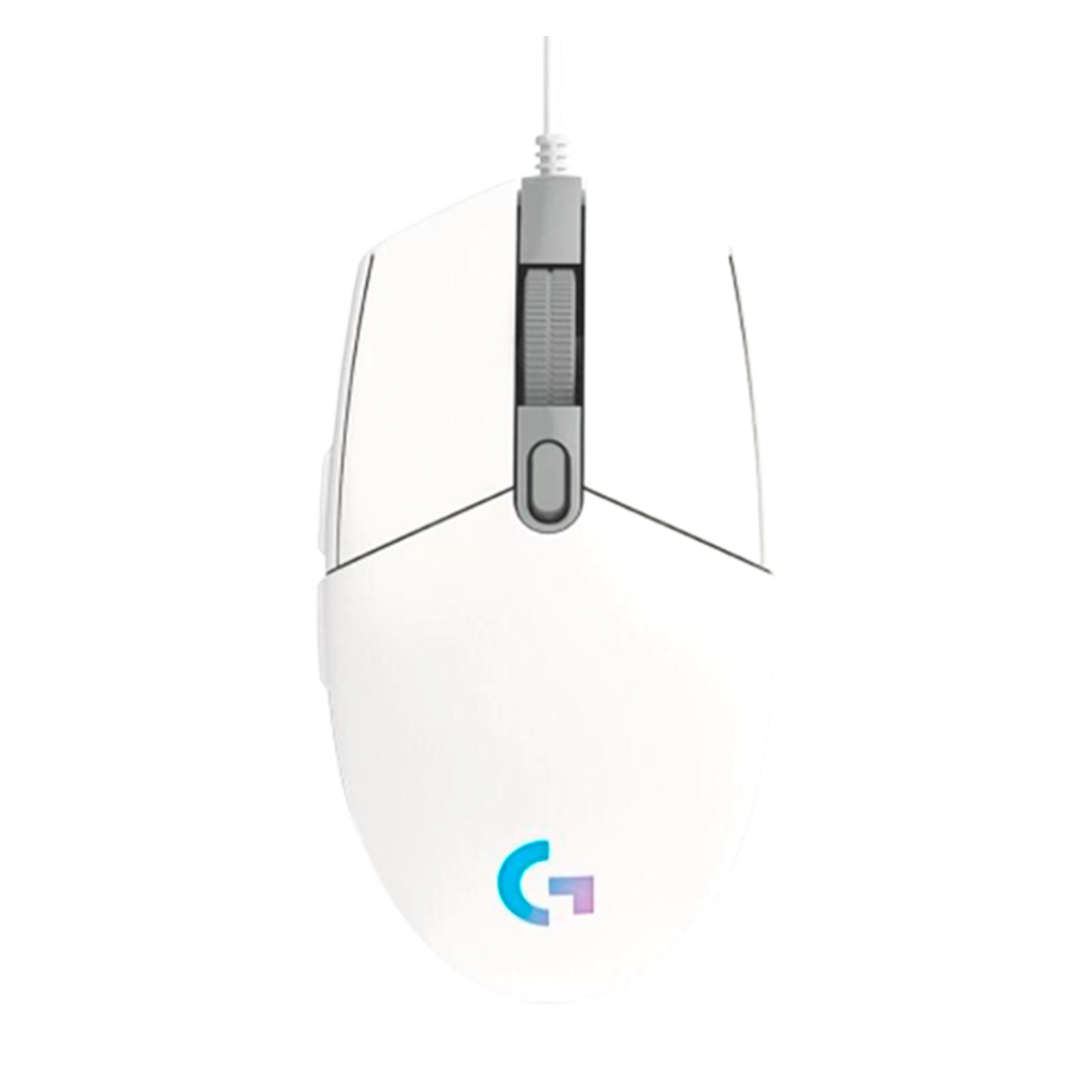 MOUSE GAMING LOGITECH G203 LIGHTSYNC RGB WHITE