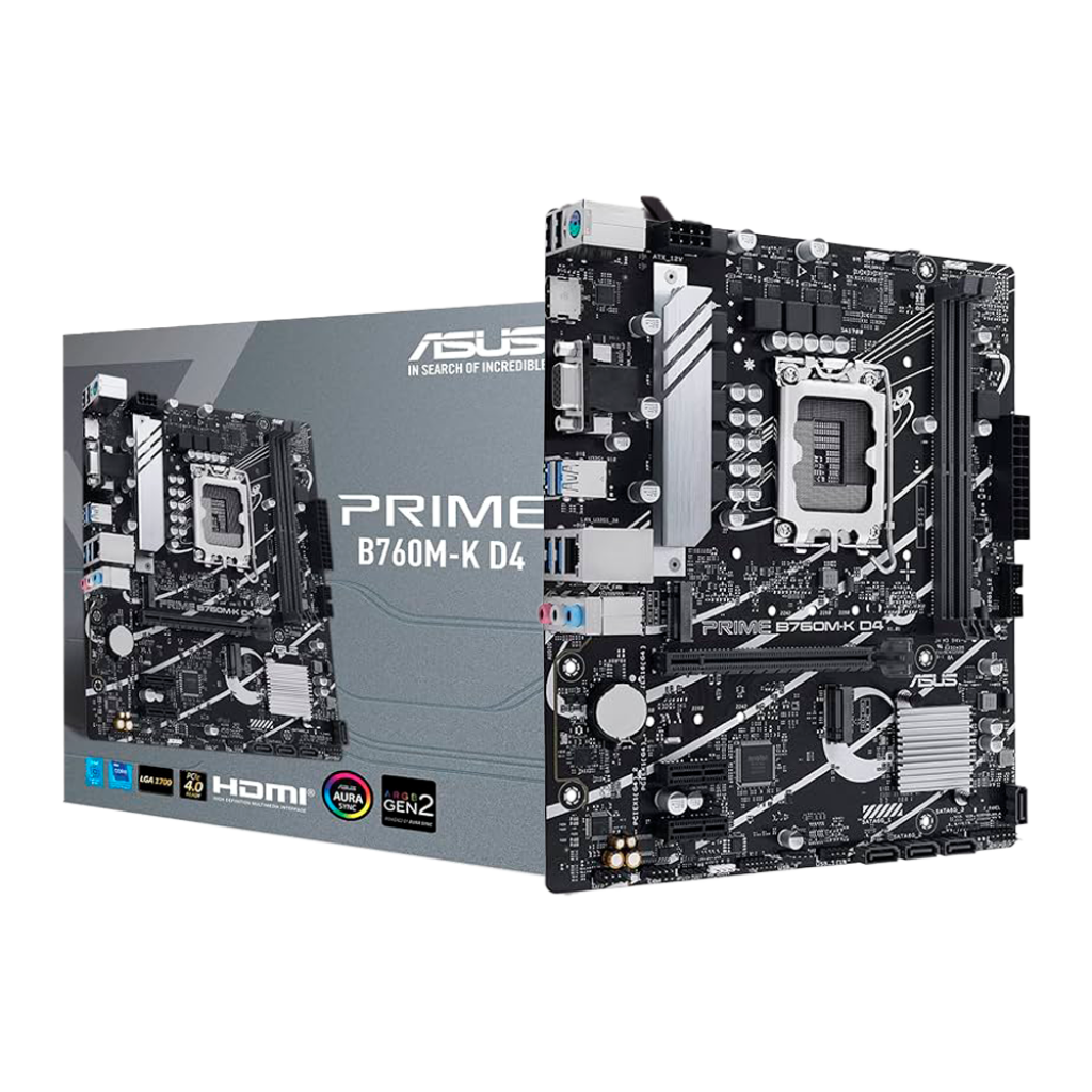 PLACA MADRE ASUS PRIME B760M-K D4 DDR4 (LGA1700)