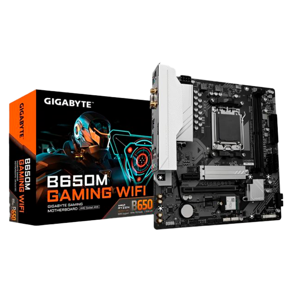 PLACA MADRE GIGABYTE B650M GAMING WIFI (AM5) DDR5/B650M GAMING WIFI