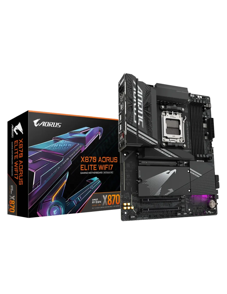 PLACA MADRE GIGABYTE X870 AORUS ELITE WIFI7 DDR5 AM5/X870 A ELITE WIFI7