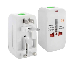 ADAPTADOR DE ENCHUFE UNIVERSAL TRAVEL/BLANCO